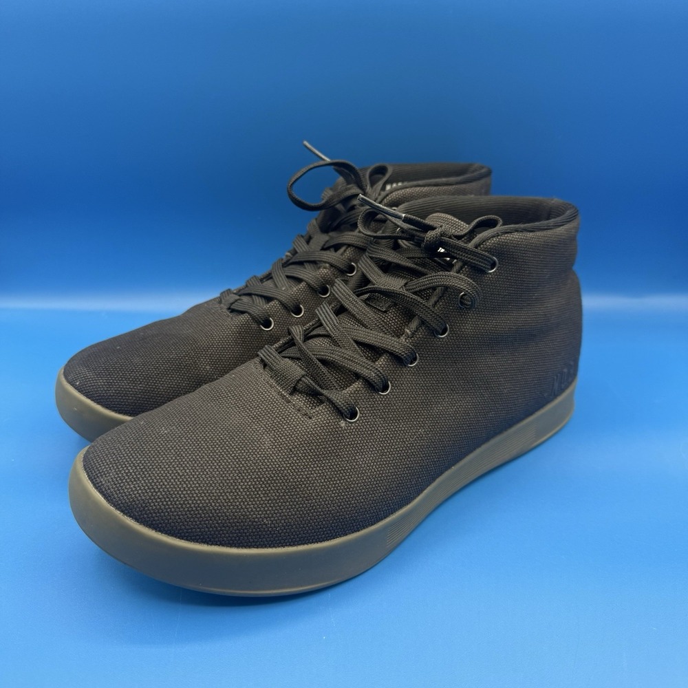 NoBull High Hi-Top Trainer Mens 10.5 Black Women 12 Lifting Workout Gym Shoes